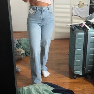 Zara light wash jeans